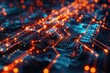 © Fotograf - Detailed close-up of an electronic circuit board. Suitable for technology concepts