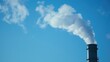 © BOONJUNG - Air pollution smog from a industrial factory, Smoke billows from a factory chimney, Factory pipe