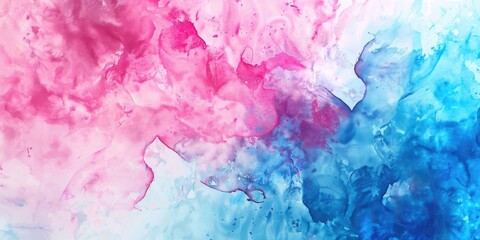 Poster - Detailed view of a vibrant blue and pink painting, perfect for art projects