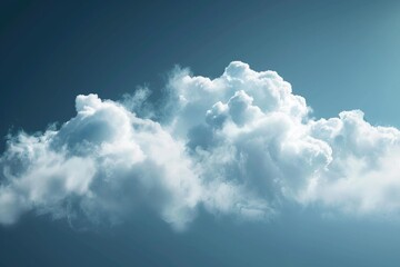 Aufkleber - A plane soaring through a cloud-filled sky. Suitable for travel or aviation concepts