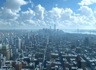 Canvas Print - New York City from above