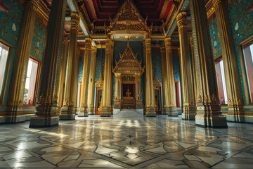 Wat Phra Keow. The royal temple in Bangkok, Thailand