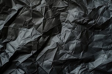 Canvas Print - Detailed close up of black paper, suitable for graphic design projects