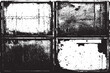 monochrome black grunge gritty destressed texture vector illustration for background texture