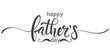 happy father day lettering Vector eps