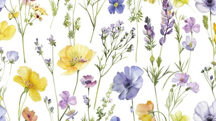 Poster - Bright and vibrant flowers displayed on a clean white surface. Perfect for adding a pop of color to any project