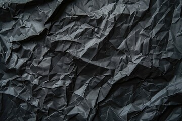 Poster - Detailed shot of black paper, versatile for various projects