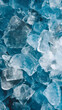 Abstract Textures of Broken Ice on a Frozen Lake Surface