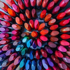 Poster - Discover our vibrant lipstick shades, perfect for making a statement. Elevate your look with bold hues that exude confidence and express your unique style.