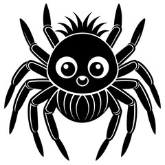 Wall Mural - cute spider vector illustration