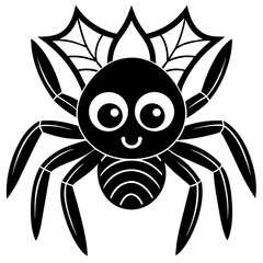 Wall Mural - cute spider vector illustration