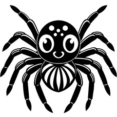 Wall Mural - cute spider vector illustration