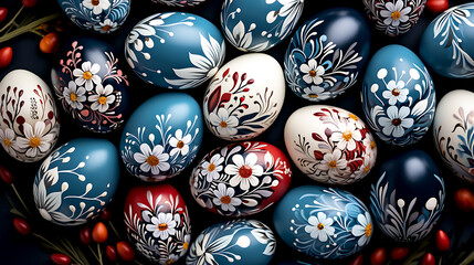 Up Close and Personal with Beautifully Painted Eggs