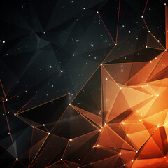 Wall Mural - abstract background with glowing lights