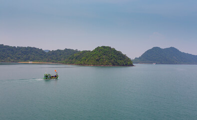 Wall Mural - Ships in Thailand on the island of Koh Chang