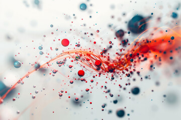 Aufkleber - Conceptual artwork of the Higgs boson emerging within a high-energy particle collision,