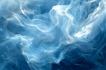 Aufkleber - Abstract art showing the scattering of light in the atmosphere, explaining why the sky is blue,