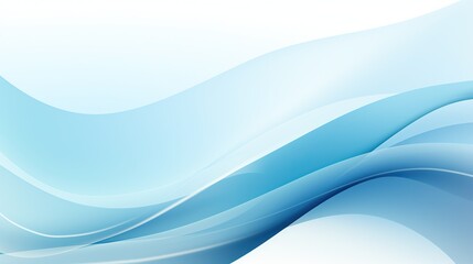 Wall Mural - Abstract light blue wavy illustration background