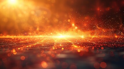 Poster - Graphs isolated on background of transparent glowing sun with special lens flare effect.
