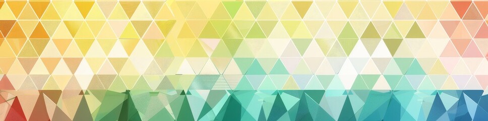 Poster - olorful vector geometric background with triangles