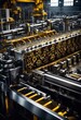 © Yaraslava - illustration, captivating industrial machinery manufacturing processes, factory, production, equipment, assembly, line, technology, mechanical, automation