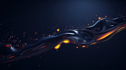 Wall Mural - A splash of liquid. Dynamic shape. Abstract background for design. Movement of liquid form.