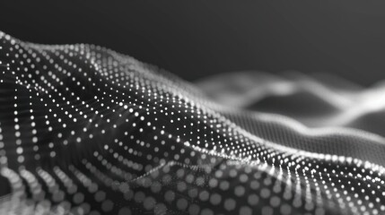Poster - Technology abstract futuristic background for internet business AI generated