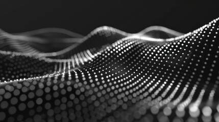 Poster - Technology abstract futuristic background for internet business AI generated