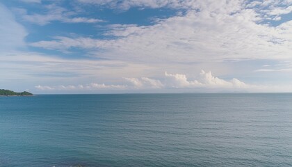 Wall Mural - beautiful blue sea and sky for background