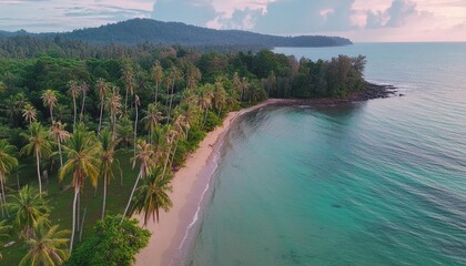 Wall Mural - beautiful tropical beach located koh kood island thailand