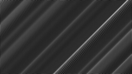 Poster - point wave diagonal texture. abstract dot background. technological cyberspace background.