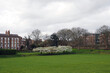 Deanery field and abbey garden inside the city walls in Chester