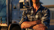 © pro click - Truck driver with arms crossed