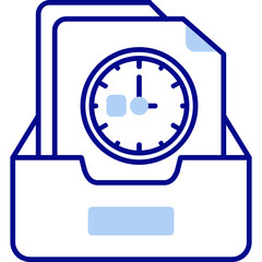 Poster - Clock Icon