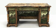  Mountainous Executive Desk: A rugged, wooden desk adorned with nature-inspired accents, symbolizing an outdoor-loving executive. (Green