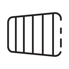 Poster - Car Grill Grille Line Icon