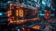 © OZTOCOOL - A computer chip with the number 18 glowing in orange