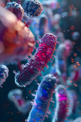 Poster - Microscopic Visualization of the Microbiome's Impact on Human Health