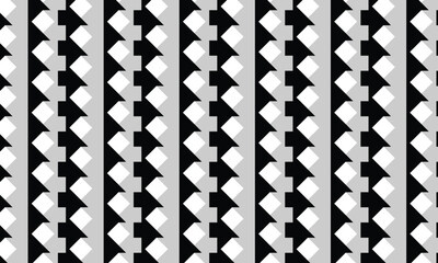Poster - abstract simple geometric black grey shape stylish pattern.