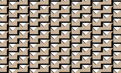 Poster - abstract simple geometric black ash color shape stylish pattern.