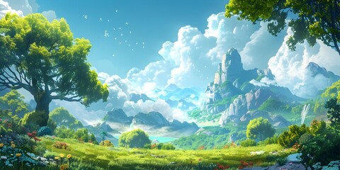 enchanting landscapes inspire wonder and learning in an educational children s adventure