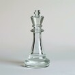 glass chess king piece