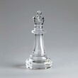 glass chess queen piece