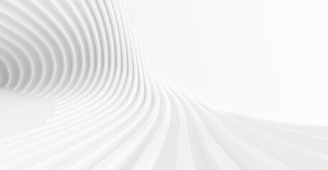 Wall Mural - 3d light white background