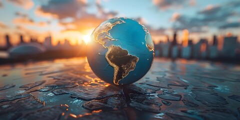 Poster - sustainable global connectivity embracing diversity in thriving urban landscapes
