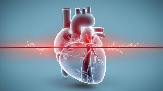 glowing human heart glowing human heart abstract red human heart. heart anatomy. healthcare medical 