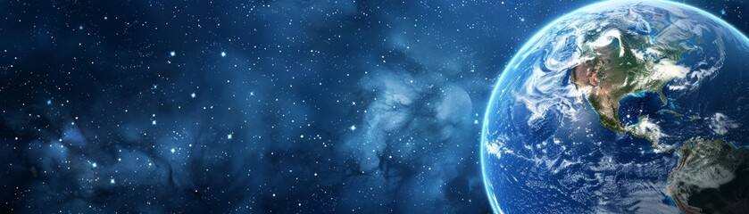 Wall Mural - earth in space