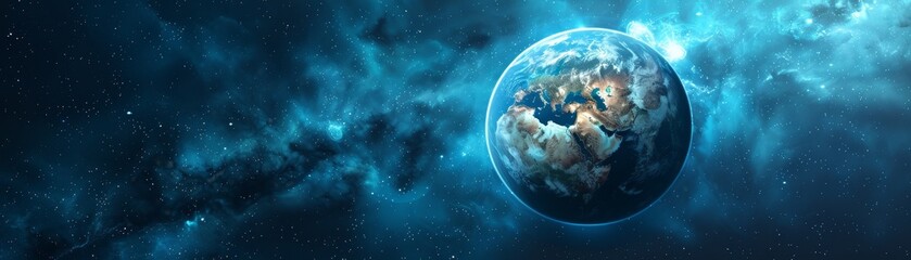 Wall Mural - earth in space