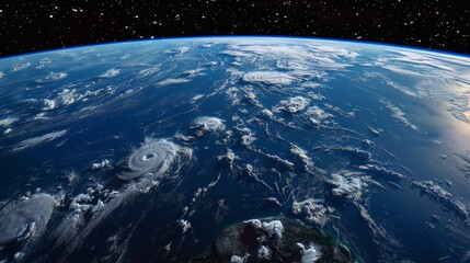 Wall Mural - earth in space