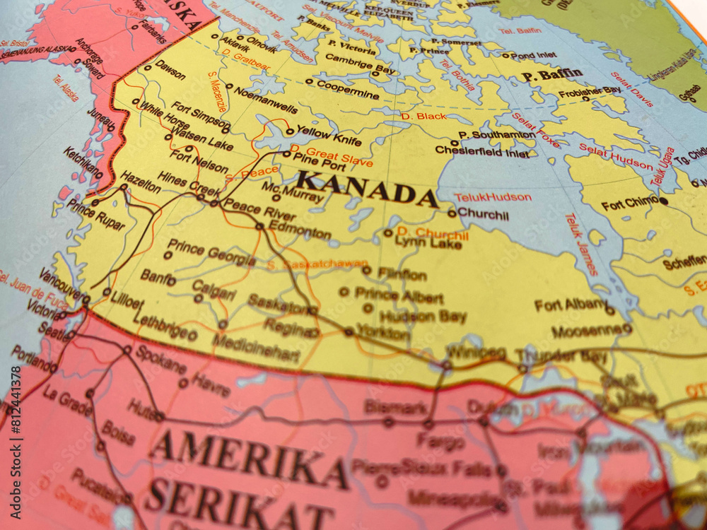 Surrouding Map maps of countries and surrounding areas Stock Photo | Adobe Stock